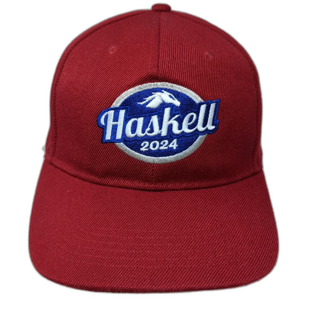 APC Haskell 2024 NYRA Bets Horse Race Red Baseball Cap One Size Strapback Hat